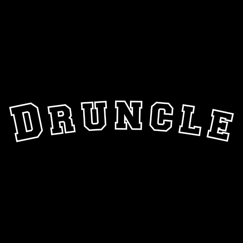 Druncle – Fun Varsity Design for Uncle