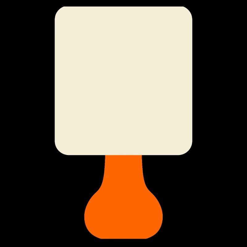Lampe orange Minimal Glow