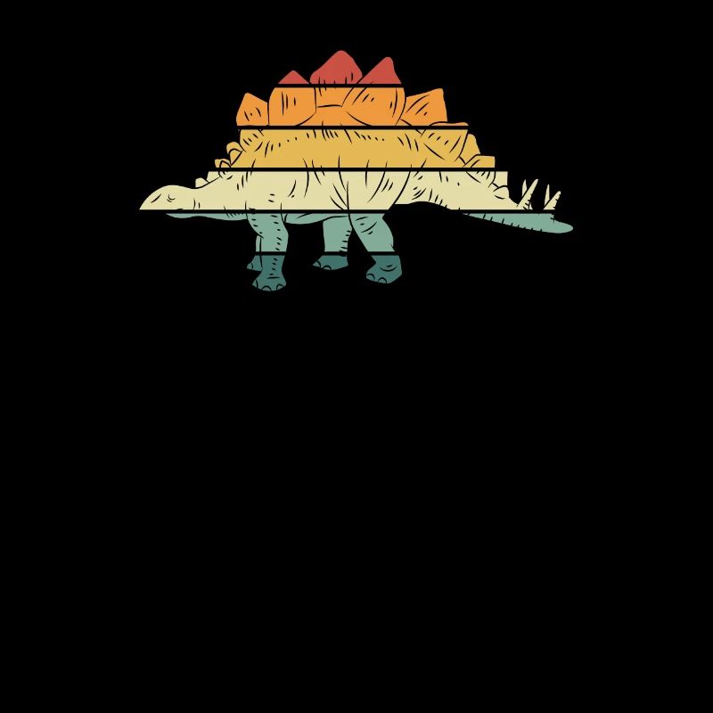Stegosaurus Retro vintage