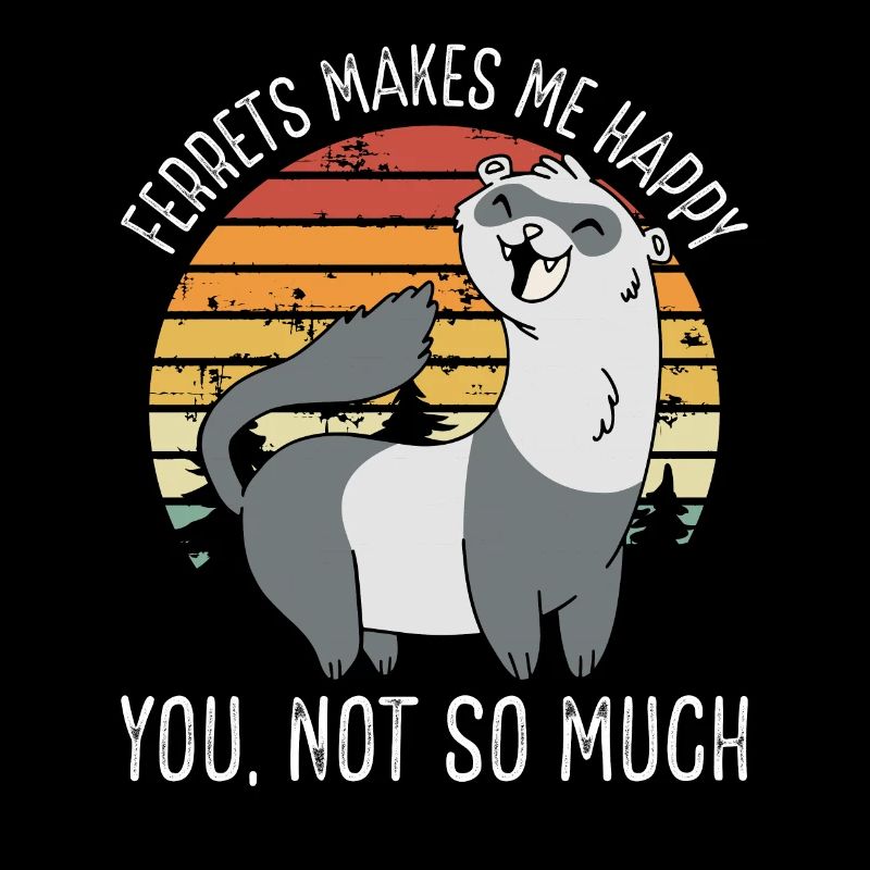 Ferret Makes Me Happy
