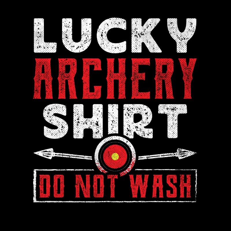 Glückliches Bogenschießhemd