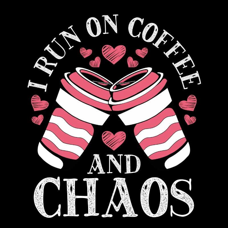 I'm walking on coffee and chaos