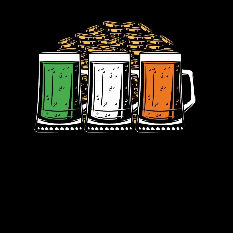 Irisches Bier Mit Gold
