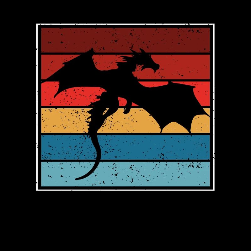 Silhouette de dragon