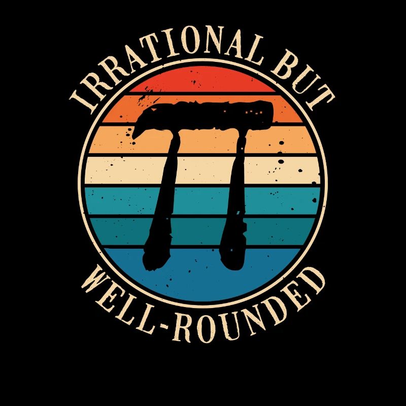 Irrational pi, but well rounded