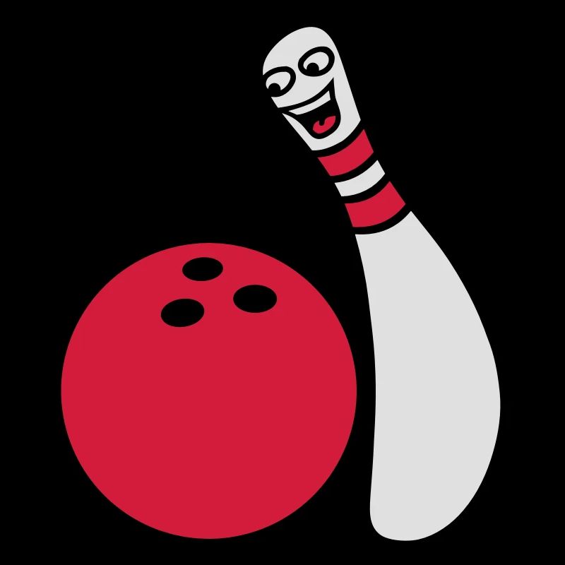 Cheeky Comic Bowling Pin
