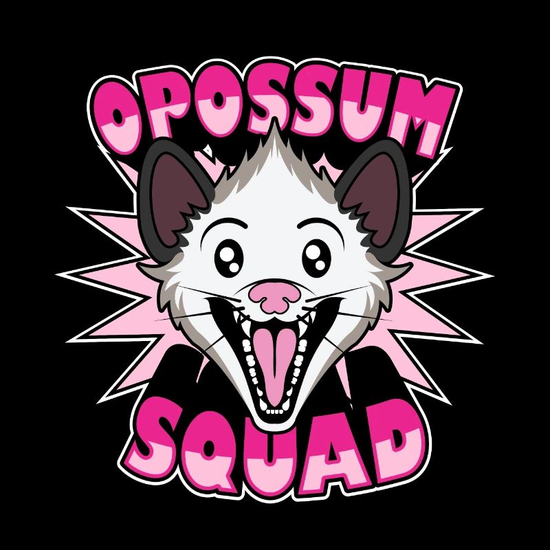 Opossum Squad : dicton ironique, mignon rongeur,