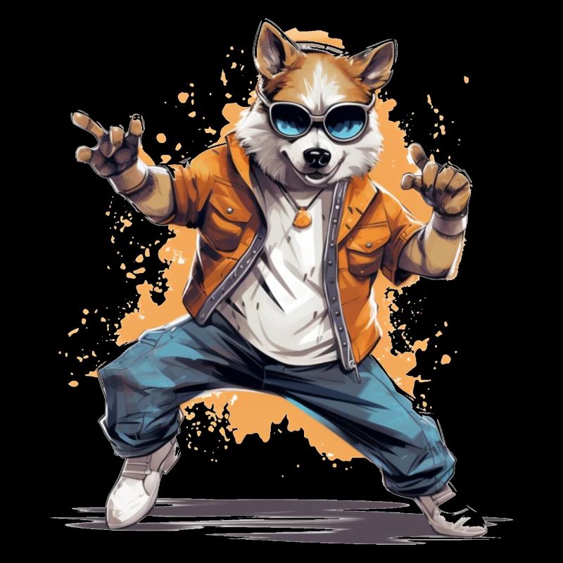 Chien dansant cool idéal pour les enfants