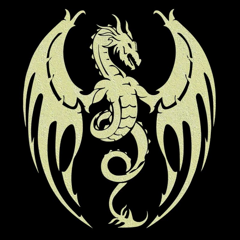 Fantasy Drache Anime Drachenkopf Mythisches Reptil