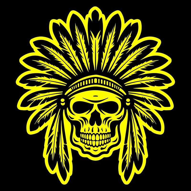 Crâne de chef indien apache
