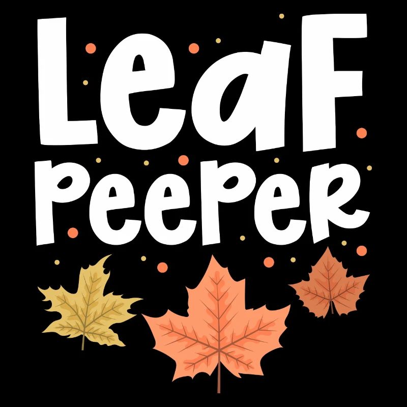 Leaf Peeper Peeping Autumn Fall Season Leaves