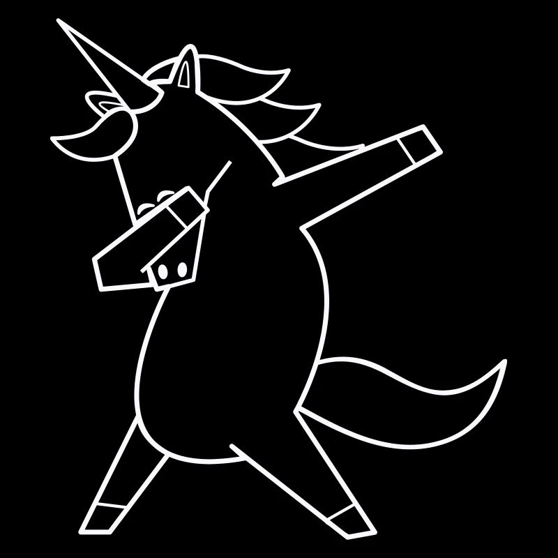 dabbing licorne