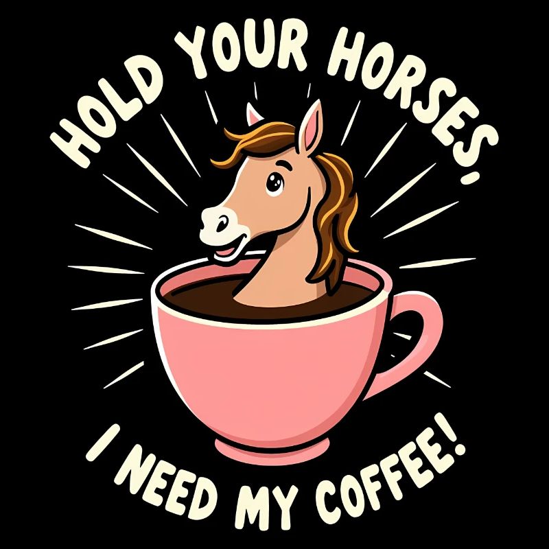 Hold your horses - I need my coffee!