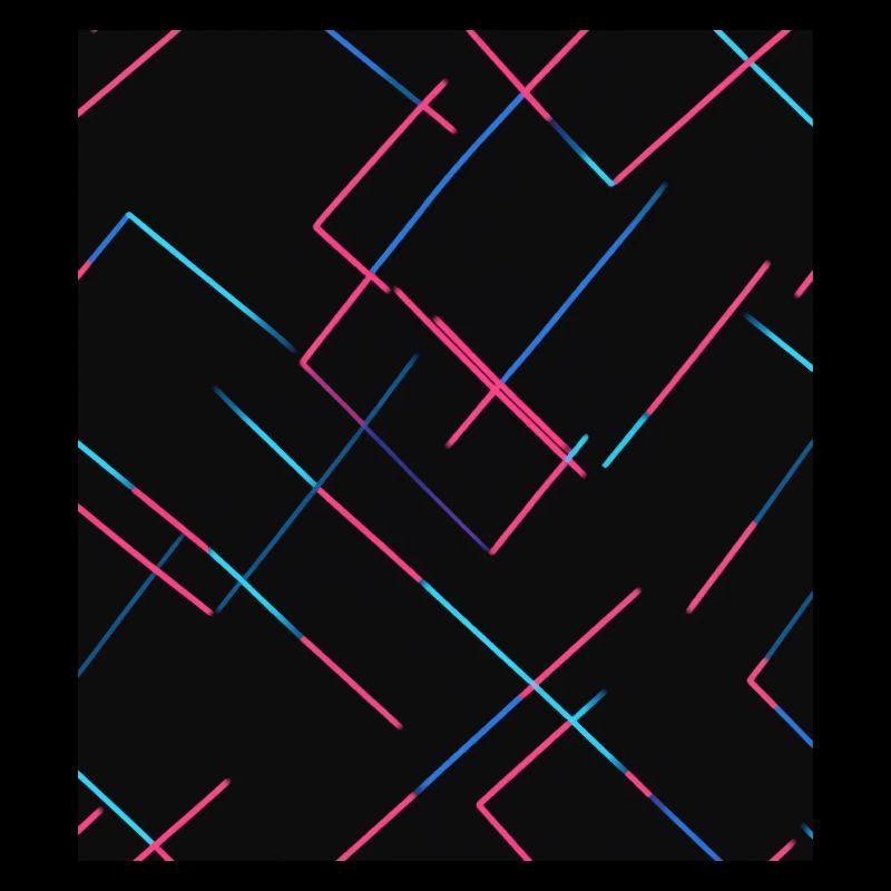 Lignes néon abstraites