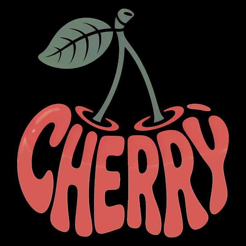 Cerise - Logo de fruit cool