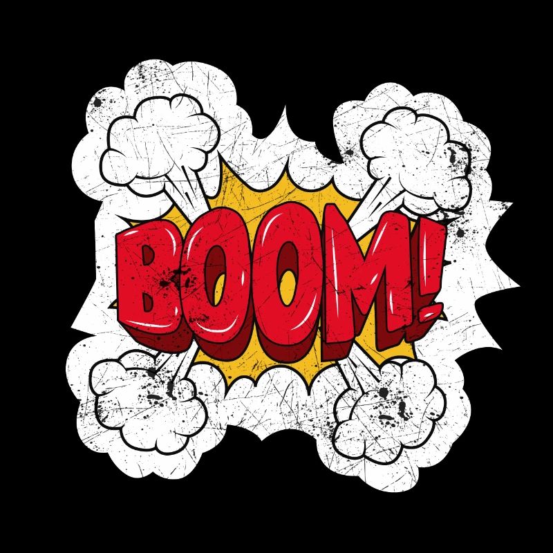 BOOM COMIC COMICSTYLE CARTOON BOOOM COMICS MOTIF