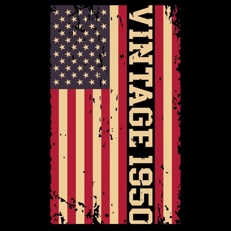 Vintage 1950's US Flag