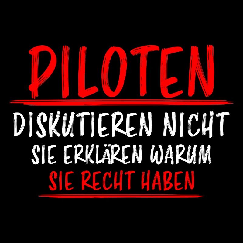 Pilot Lustiger Spruch Flugplatz Flugsport Geschenk