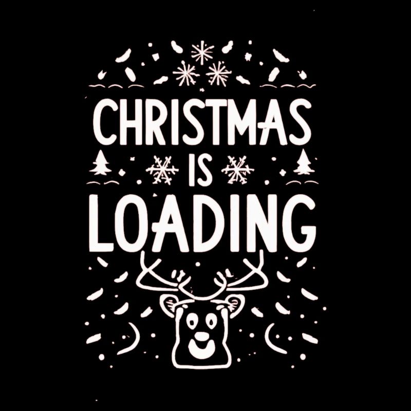 Christmas Is Loading Reindeer