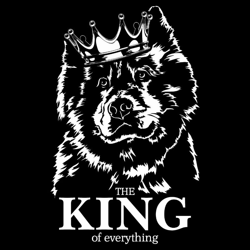 Eurasier Roi de tout Hundespruch Wilsigns
