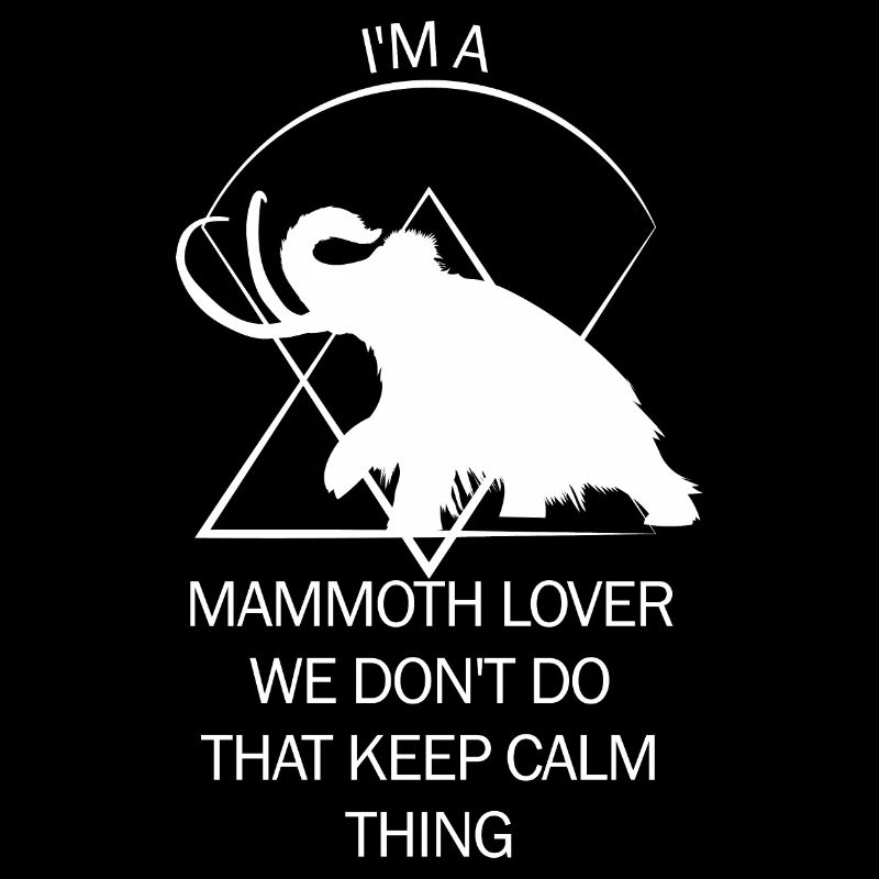 Lustiges Mammut Steinzeit Eiszeit Design Urzeit