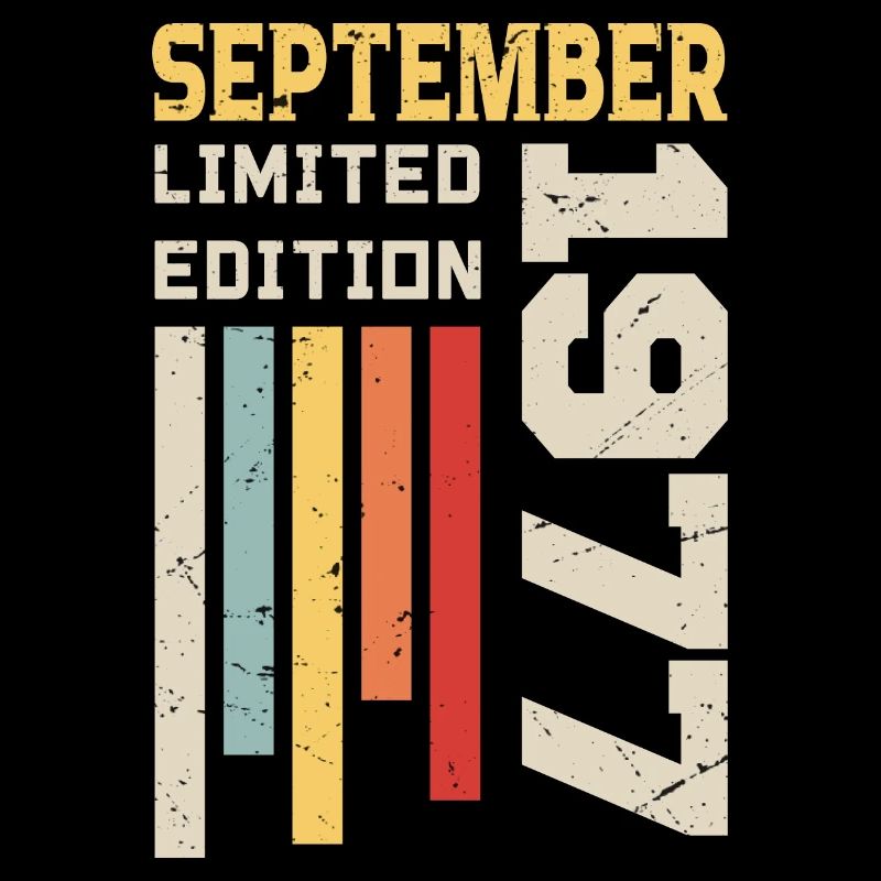 September 1977 Geburtstagsgeschenk September 1977