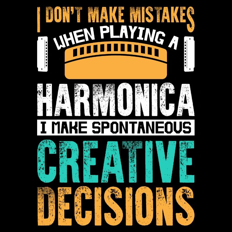 I Don't Make Mistakes When Playing Harmonica