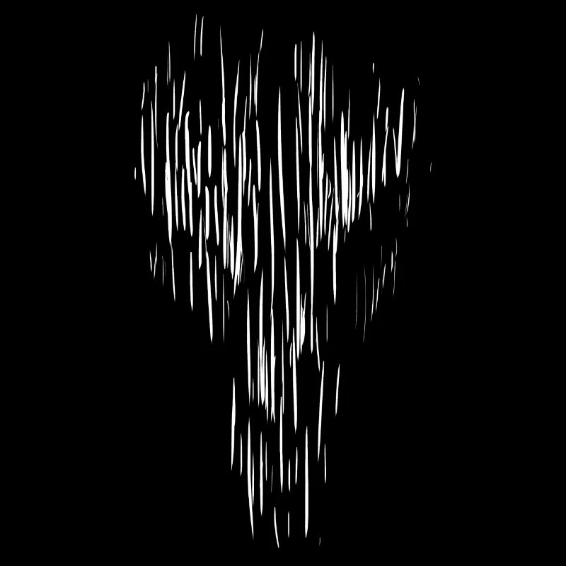 Dämon - Striche Design - Gothic