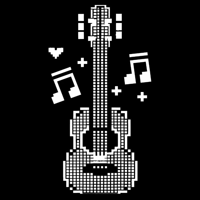 Ukulele Pixel Kunst
