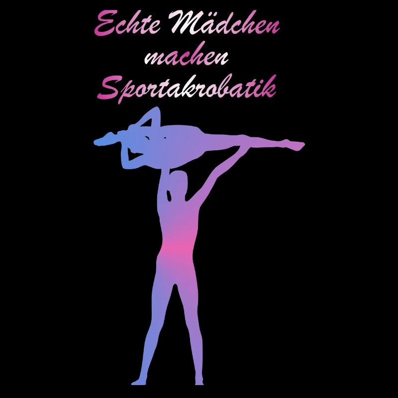 Echte Mädchen Sportakrobatik