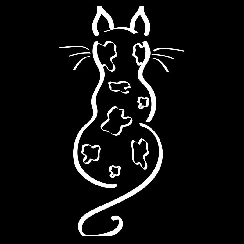 Écussons de dos Cat Minimalist Line Bengal