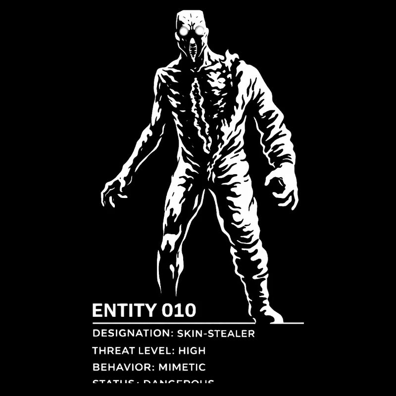 Backrooms Entity 010 white