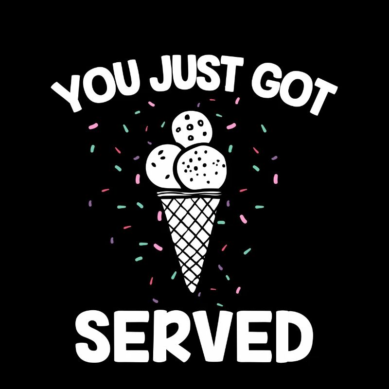 Eiscreme Eis lecker Waffel essen Geschenk