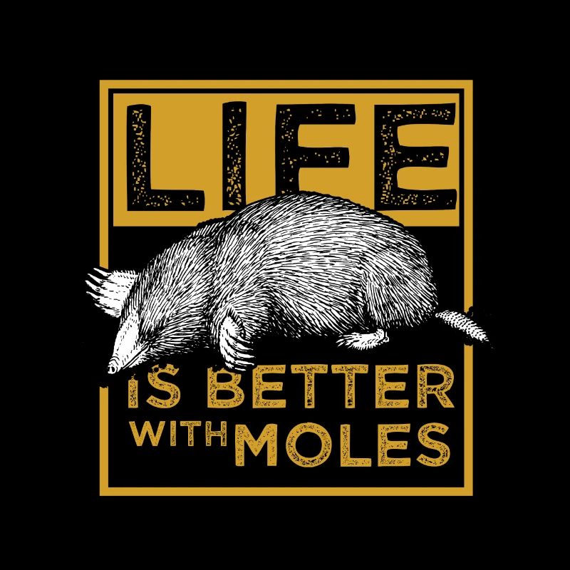 Mole Life Blind Animal Shovel Gift