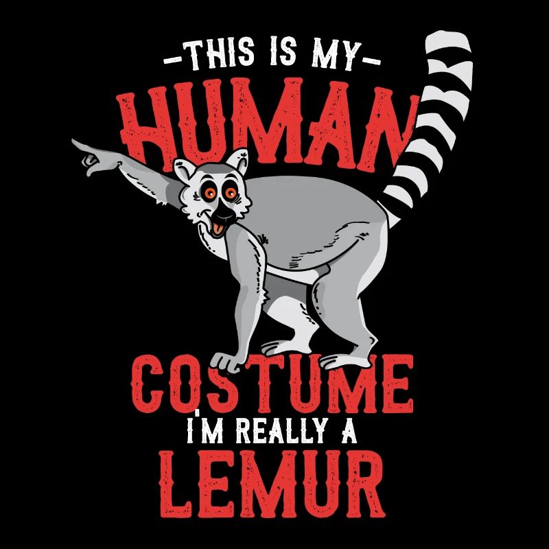 Lemur Affe Halbaffe Tier Geschenk Tierschutz.