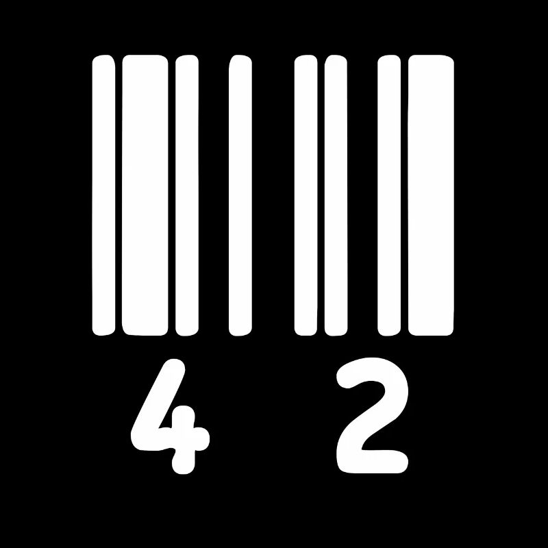 codebar 42, barcode, the answer to all questions