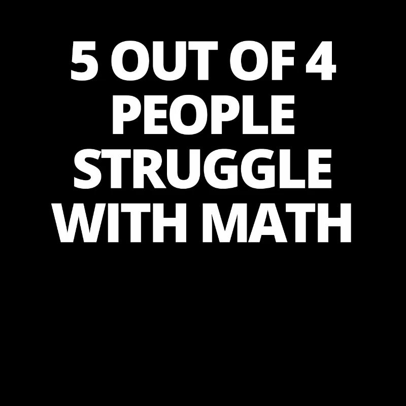 5 personnes sur 4 ont des difficultés en mathématiques