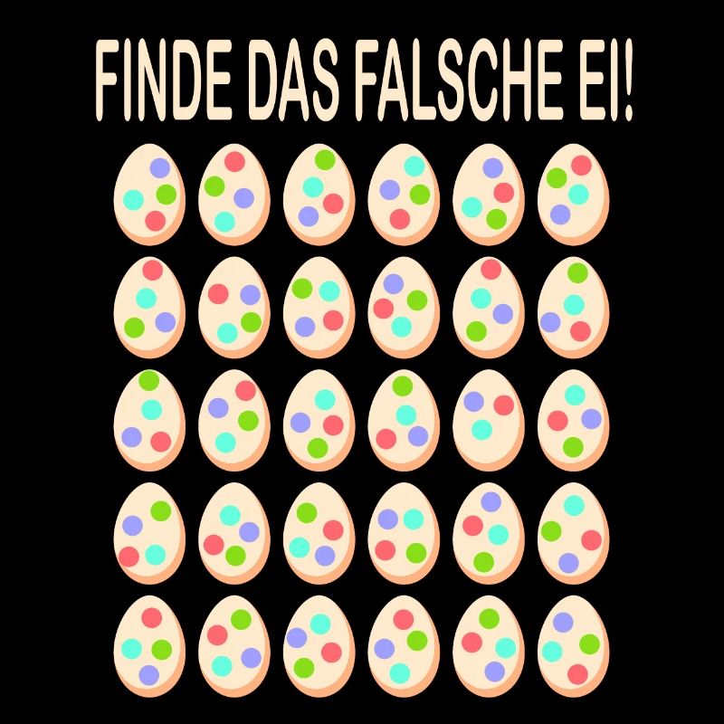 Finde das falsche Ei Rätsel