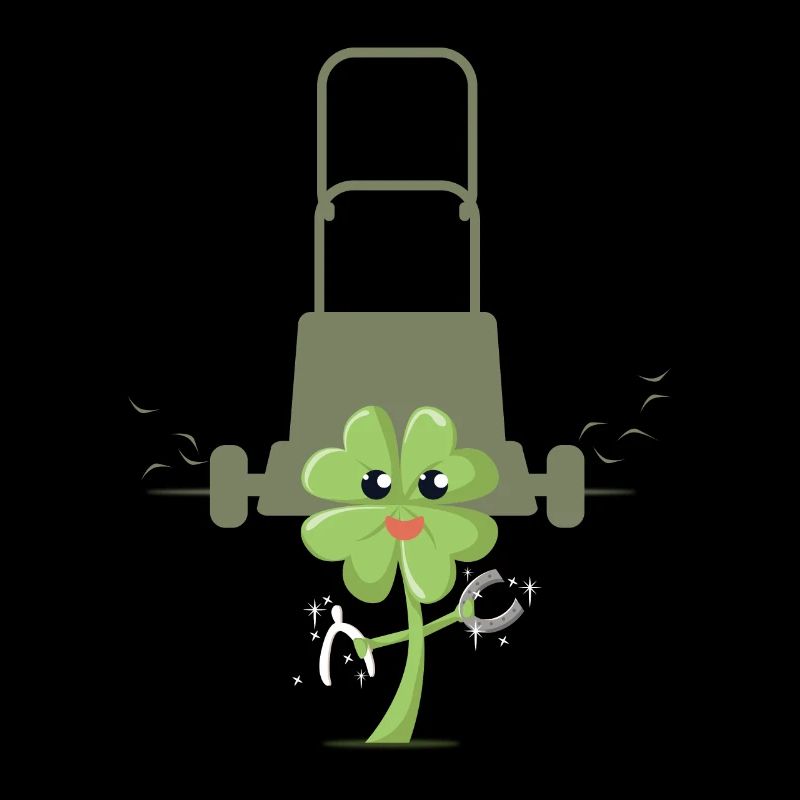 Ein Kleeblatt wird gemäht