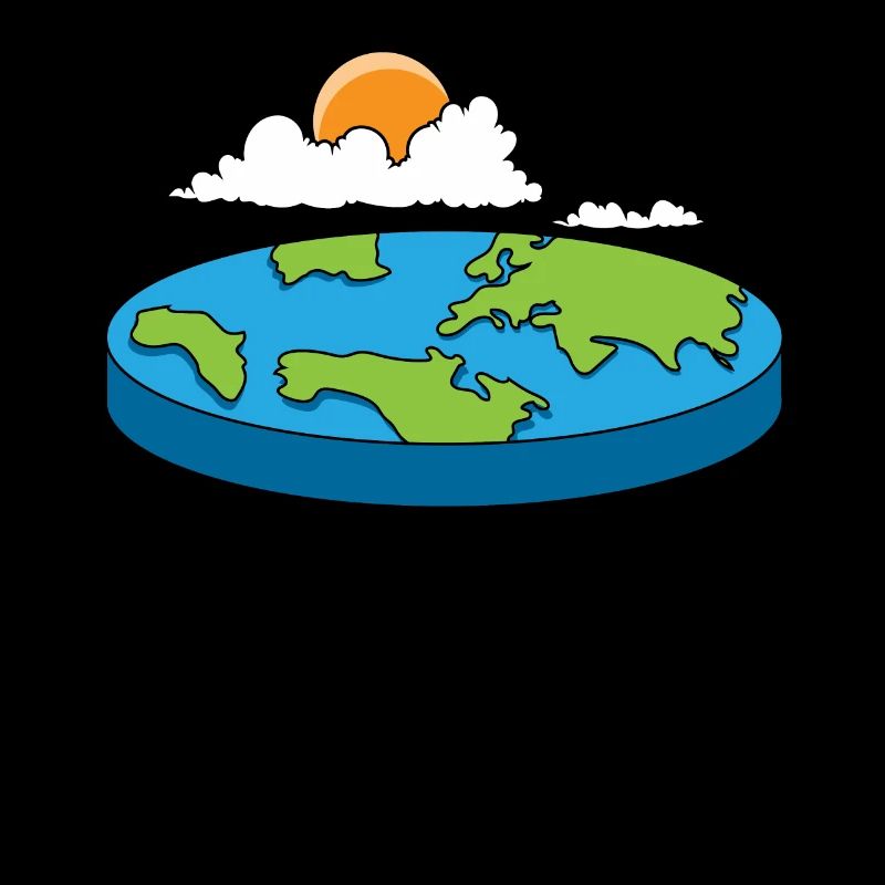 Flat earth globe sphere disk planet gift