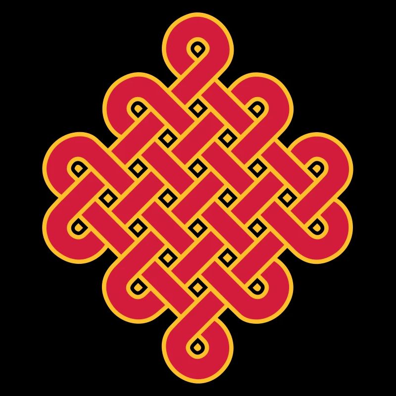 Infinity Buddhism Tibetan endless knot Celtic