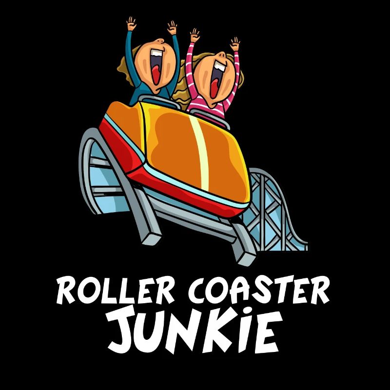 Roller coaster rides theme park gift