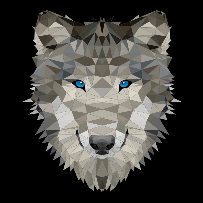 Polygon Wolf Wölfe Wildnis Wildtiere Tiere