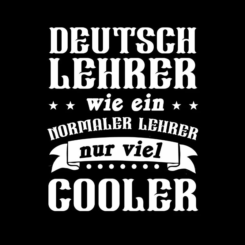 German teacher school teaching student gift