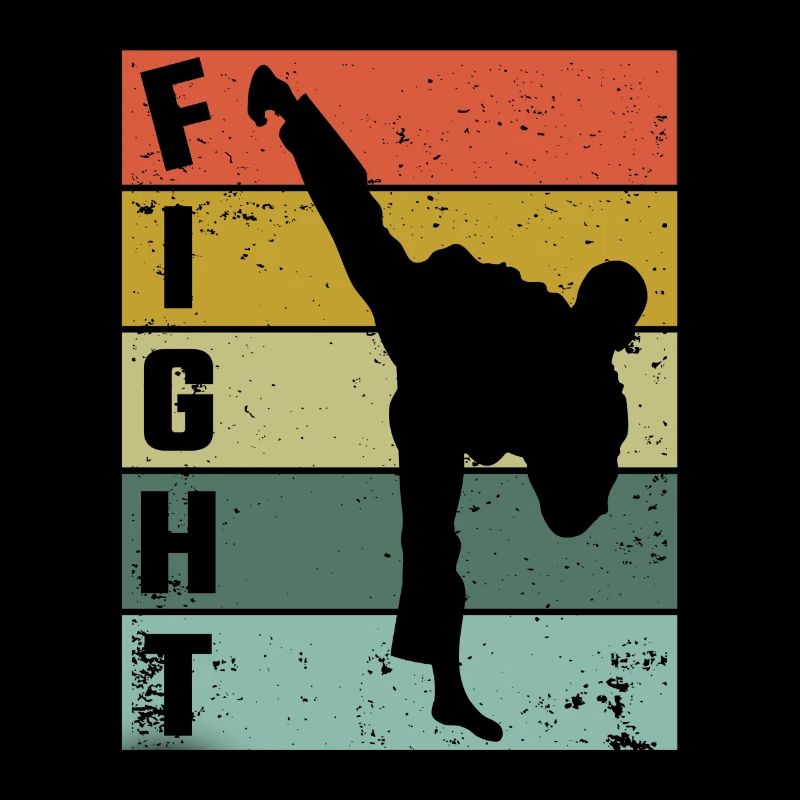 Combat de karaté combattant Combattant de karaté