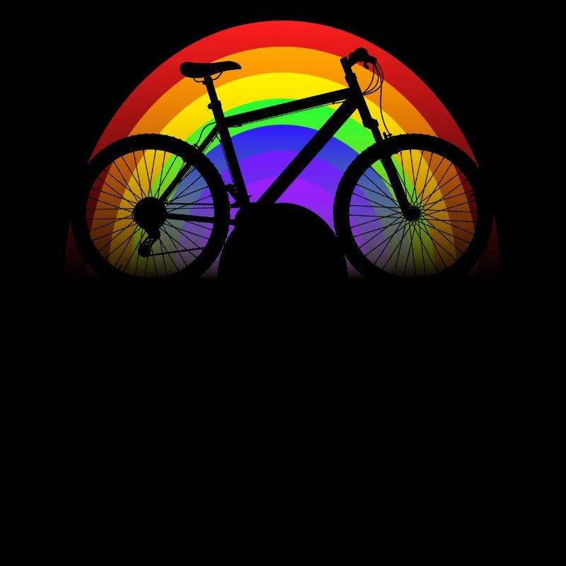 Mountain bike rainbow rainbow couleurs