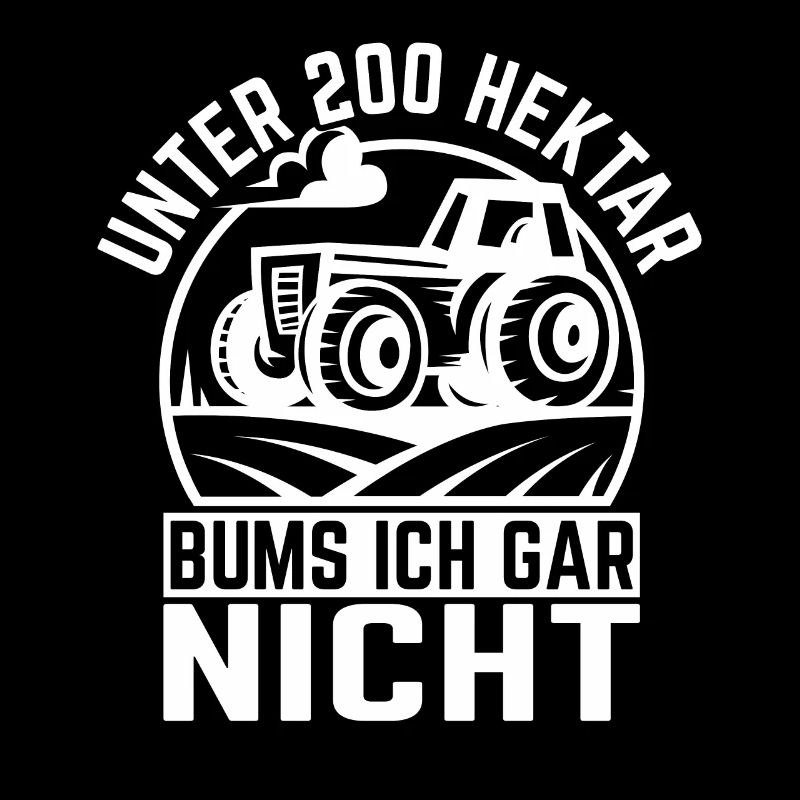 Traktor Landwirtschaft Bauer Geschenk · 200 Hektar