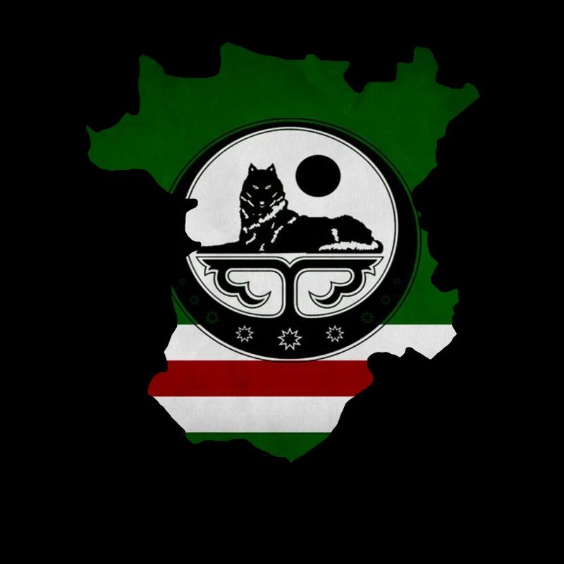 Chechnya Map, Chechen Flag