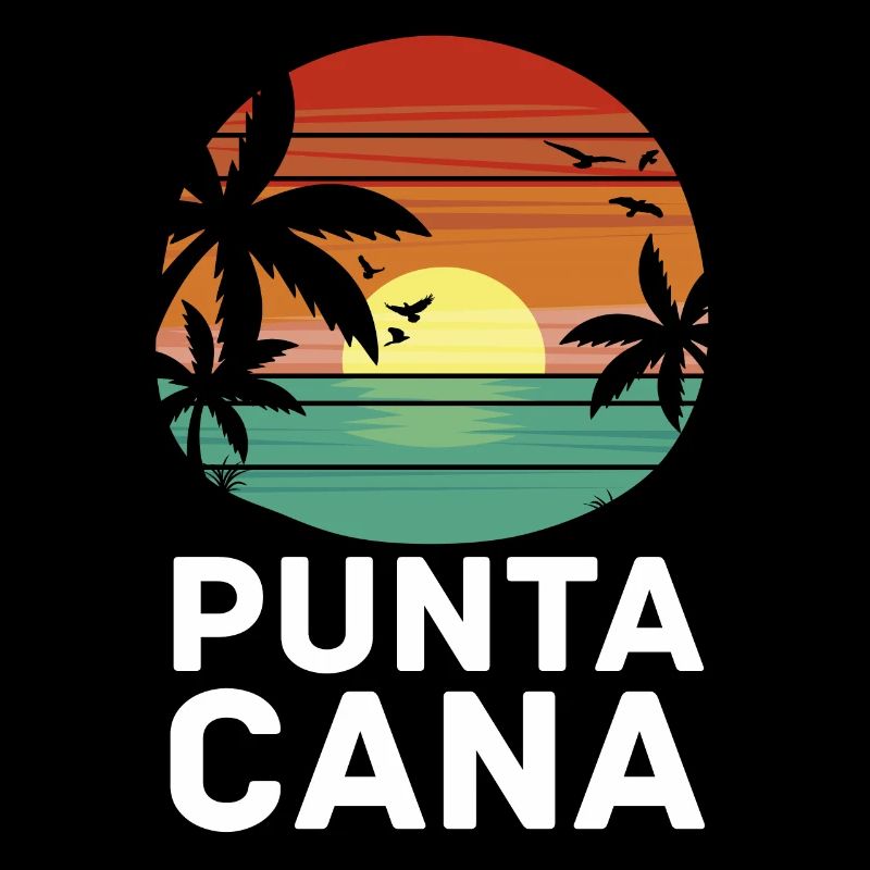 Punta Cana Dominican Republic Retro Gift