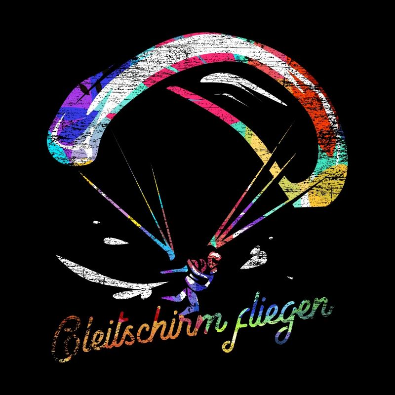 Paraglider flying gift